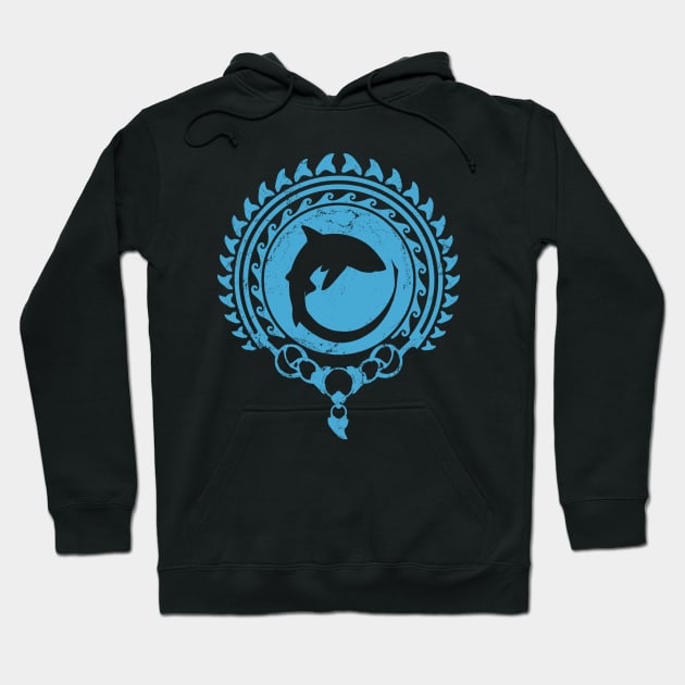 Thresher shark Polynesian design Hoodie by NicGrayTees